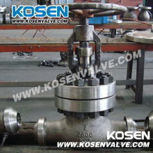 Cast Steel Manual Bw Ends Globe Valves (2500LB)